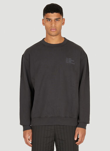 AFFXWRKS New Humility Sweatshirt Black afx0150009