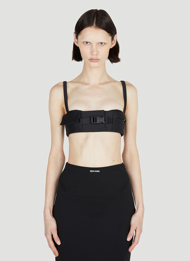Miu Miu Buckle Fastening Top Black miu0252016