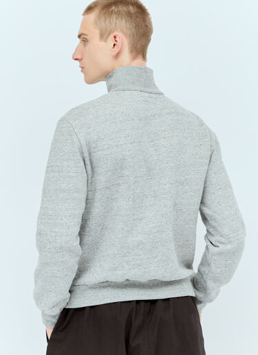 Acne Studios Half-Zip Sweatshirt Grey acn0155023