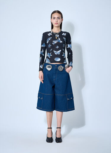 Chopova Lowena Workshop Mesh Top Black cho0360004