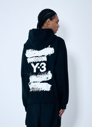 Y-3 U GFX Hooded Sweatshirt Black yyy0160017