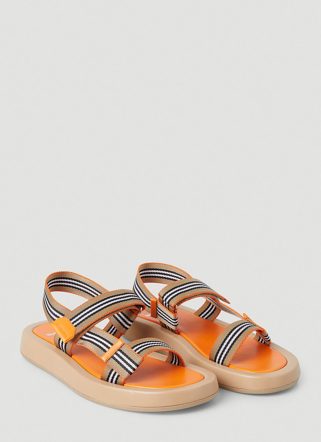 Burberry shop sandals orange