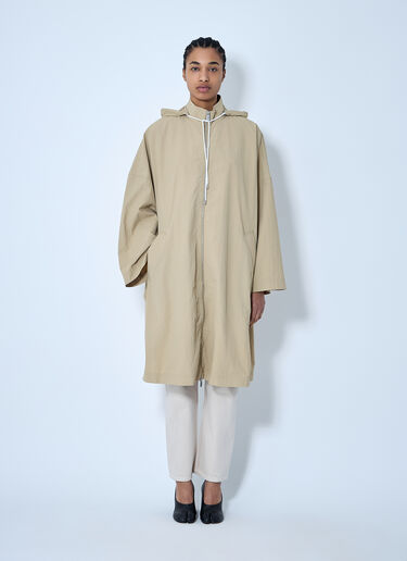 TOTEME Lightweight Parka Coat Beige tot0260025
