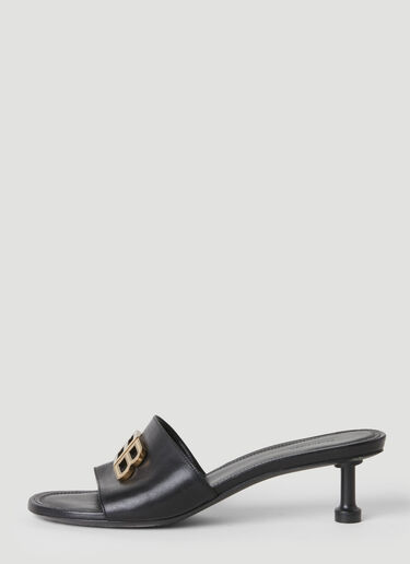 Balenciaga Groupie 高跟穆勒鞋 黑色 bal0251058