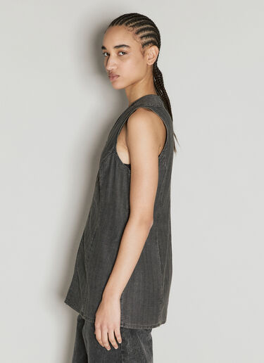 Our Legacy Biker Zip-Up Vest Grey our0256014