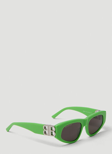 Balenciaga Dynasty D-Frame Sunglasses Green bal0249137