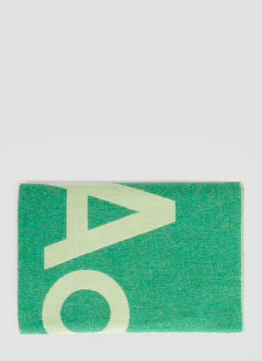 Acne Studios 徽标围巾 绿 acn0348010