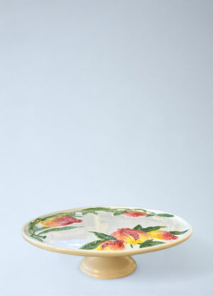 Les-Ottomans Embossed Ceramic Cake Stand Multicolour wps0692535