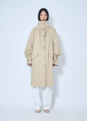 Toteme Oversized Cotton Trench Beige tot0265002