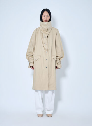 LN-CC® - Toteme: Oversized Cotton Trench - Beige Toteme Oversized Cotton Trench Beige tot0265002