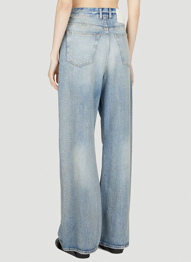 MM6 Maison Margiela Wide Leg Jeans Blue mmm0252009