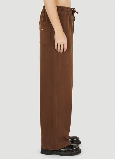 Acne Studios Face Patch Track Pants Brown acn0149038