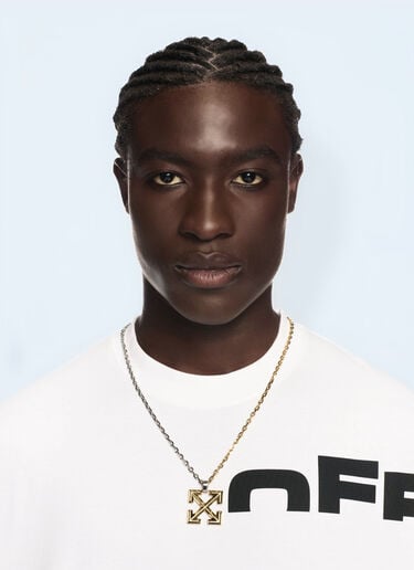 Off-White Arrow Pendant Necklace Gold ofw0160091