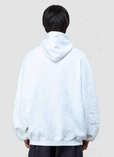 Balenciaga Multilanguages Hooded Sweatshirt White bal0143026