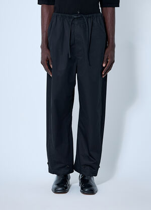 Jil Sander Twisted Pants Black jil0160001