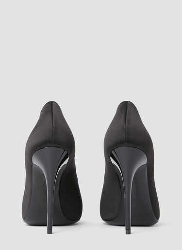 Saint Laurent Alix Embellished High Heel Shoes Black sla0252037