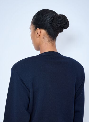 LN-CC® - RÓHE: Statement Shoulder Crewneck - Navy RÓHE Statement Shoulder Crewneck Navy roe0265025