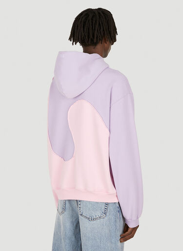 ERL Wave Hooded Sweatshirt Pink erl0348009
