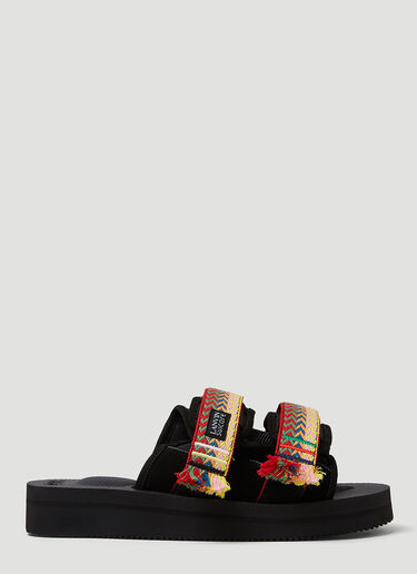 Lanvin x Suicoke Flat Sandals Black lnv0149011