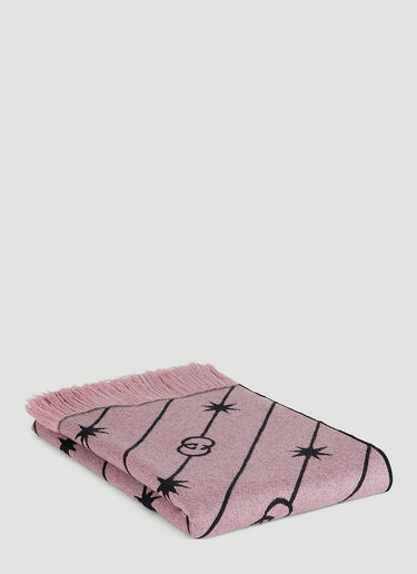 Gucci Diagonal Plaid Blanket Pink wps0690082