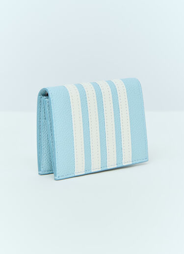 Thom Browne Four-Bar Bi-Fold Cardholder Blue thb0155013