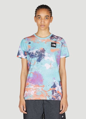 The North Face Splattered T-Shirt Blue tnf0252046