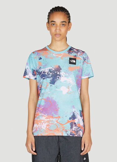 The North Face Splattered T-Shirt Blue tnf0252046