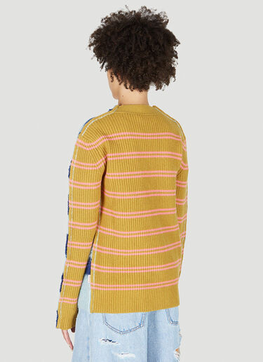Marni Striped Illusion Cardigan Blue mni0251007