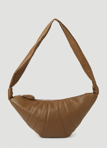 Lemaire Medium Croissant Shoulder Bag Brown lem0252015