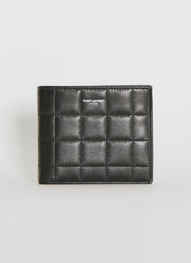 East/West Quilted Wallet Saint Laurent East/West Quilted Wallet Black sla0154056