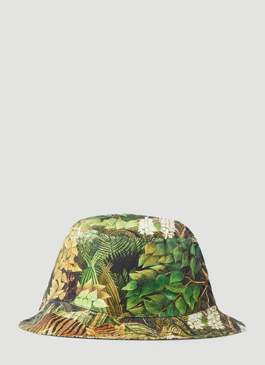 Endless Joy Jungle Motif Bucket Hat Green enj0148011