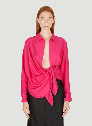 Jacquemus La Chemise Bahia Shirt Pink jac0250138