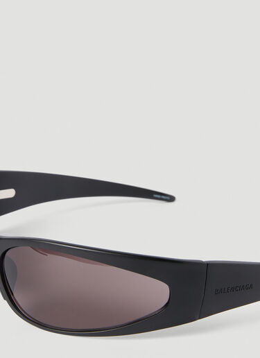 Balenciaga Reverse Xpander 2.0 Rectangle Sunglasses Black bcs0353013