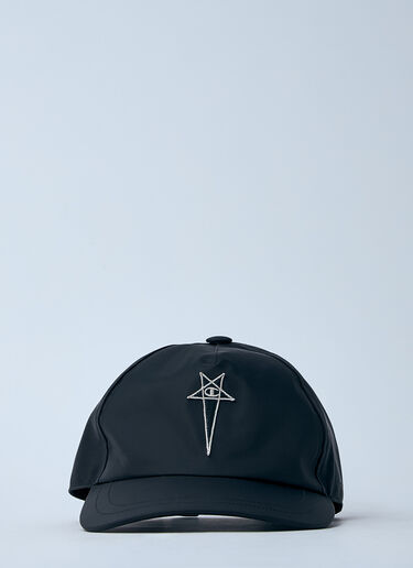 Logo Motif Baseball Cap Rick Owens x Champion Logo Motif Baseball Cap Black roc0161007
