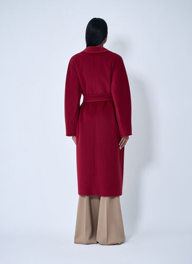 Max Mara Wool-and-Cashmere-Blend Coat Red max0263005