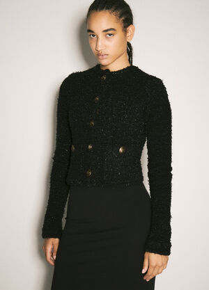 Acne Studios Cropped Cardigan Green acn0258003