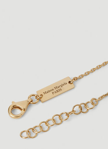 Maison Margiela Number Logo Ring Necklace Gold mla0351008