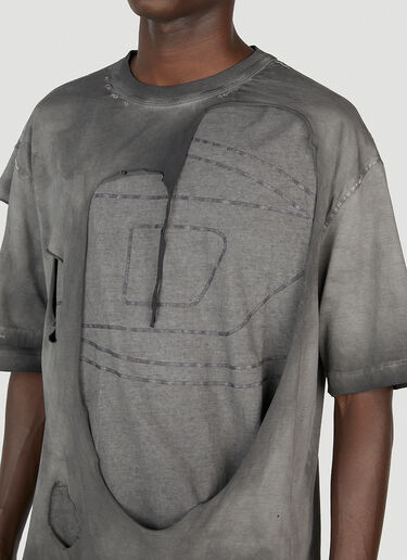 Diesel T-Ashy T-Shirt Dark Grey dsl0152032