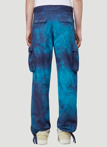 Off-White Tie-Dye Cargo Pants Blue ofw0139019