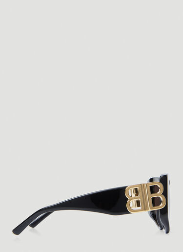Balenciaga Dynasty XL D-Frame Sunglasses Black bal0352011