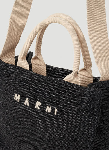 Marni Small Basket Tote Bag Black mni0251051