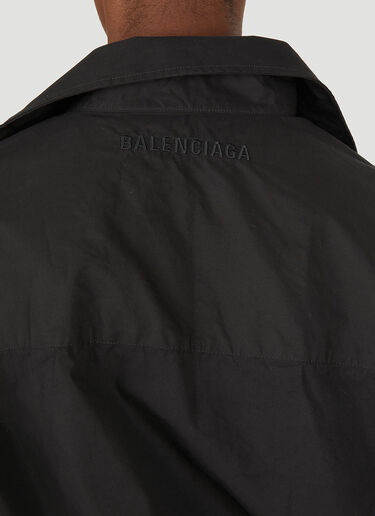Balenciaga Wrap Shirt Black bal0249118