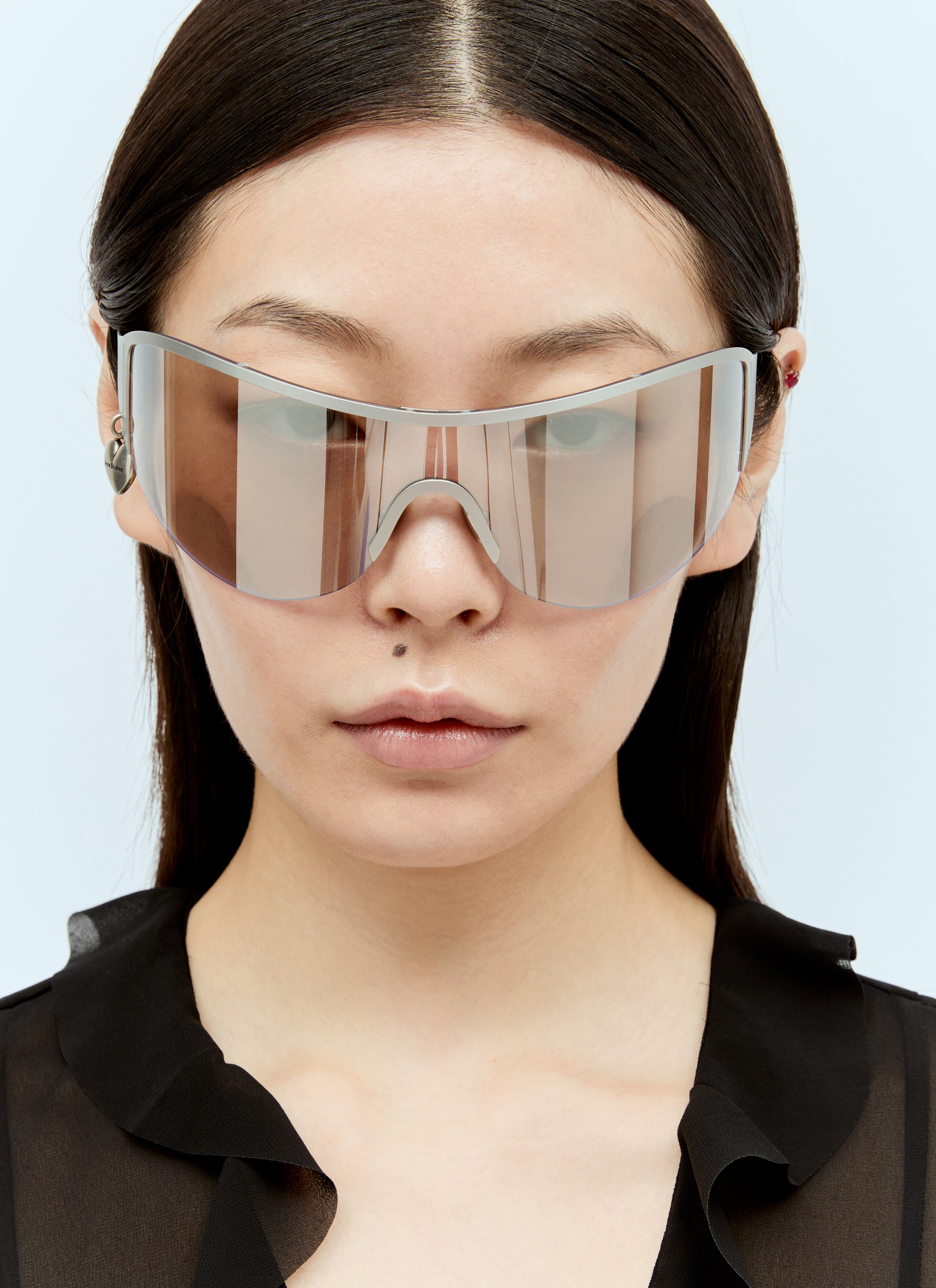 Acne Studios Women s Metal Frame Sunglasses in Silver LN CC