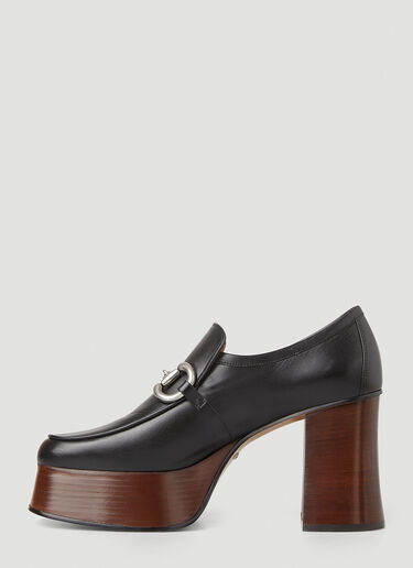 Gucci Horsebit Platform Loafers Black guc0251076