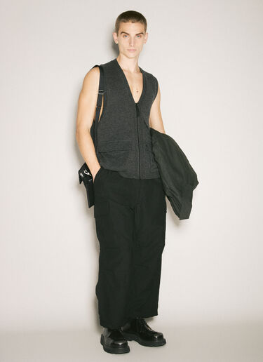 Comme des Garçons Homme Wool Cargo Vest Grey cdh0158009