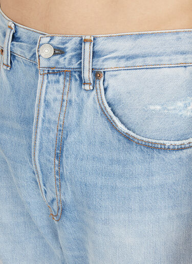 Acne Studios Distressed Jeans Light Blue acn0150002
