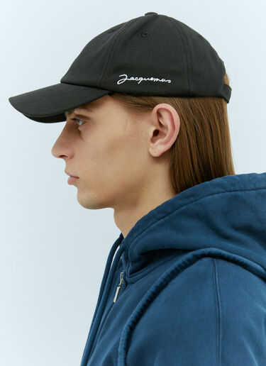 Jacquemus La Casquette Baseball Cap Black jac0148045