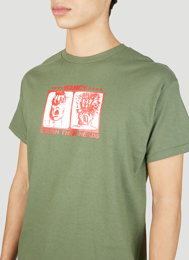 Nancy Crush Their Heads T-Shirt Green ncy0151002
