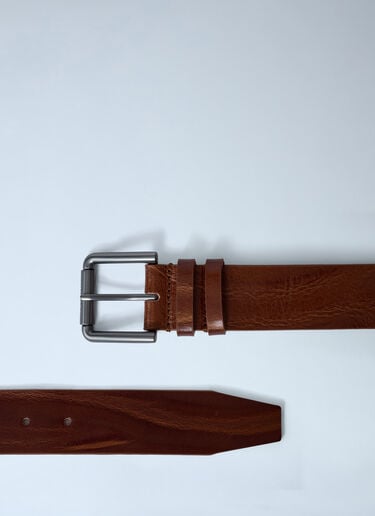 Leather Belt Max Mara Leather Belt Dark Brown max0262067