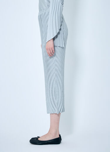 Issey Miyake Nuance Pleats Solid Skirt Grey ism0259007